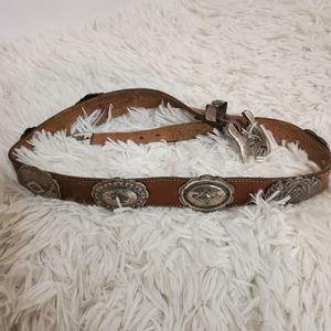 Vintage Justin belt heavily distressed 30 in